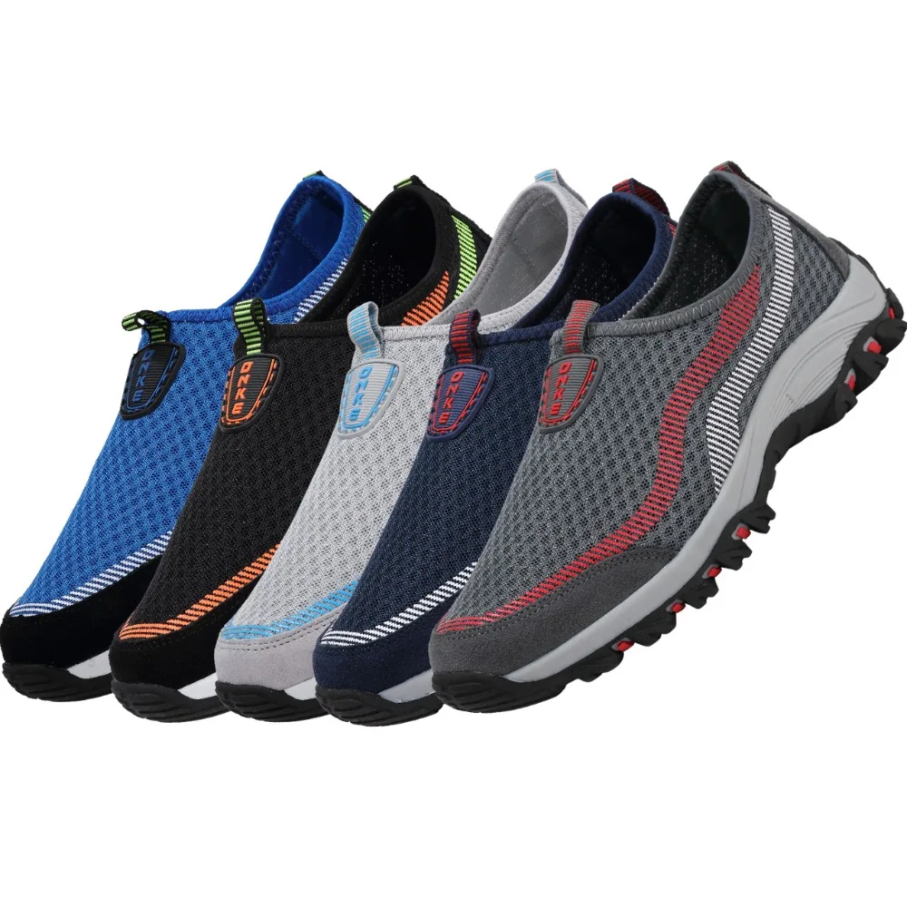 Hotsale Onke Men Women Running Shoes Ladies Breathable Mesh Sneakers Sports For Man Wearable Slip On Walking Zapatillas | Спорт и