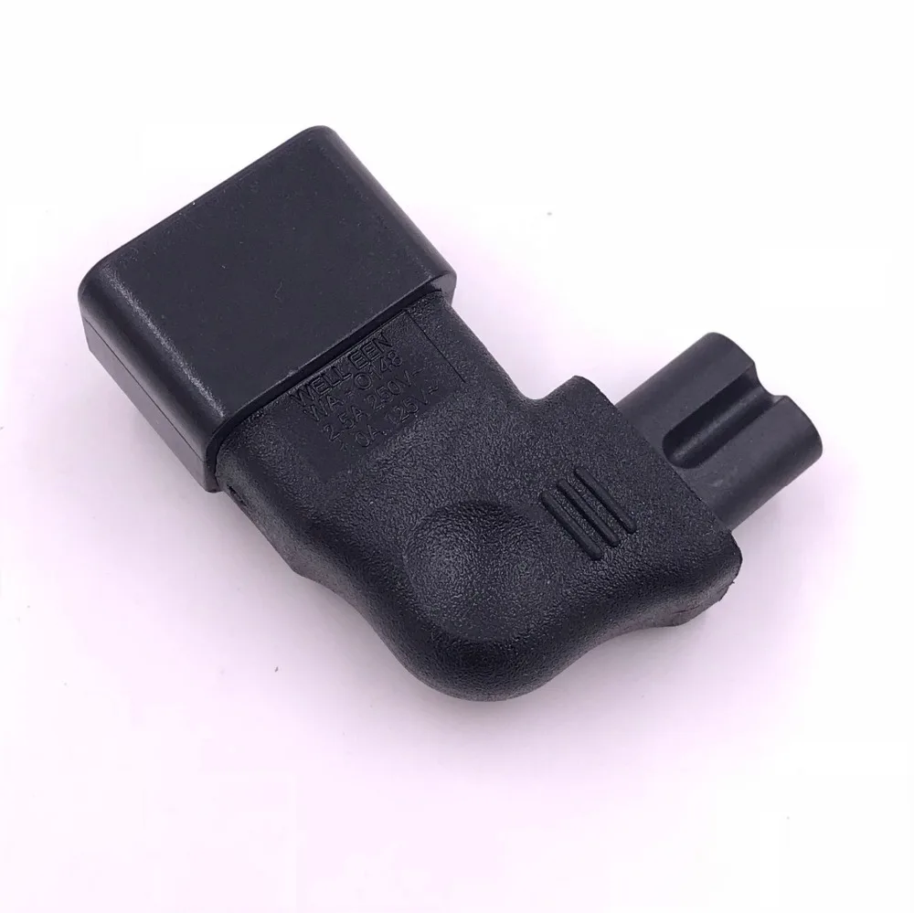 IEC 320 C13 к C7 Угловые Подключите адаптер C8 C14 3pin штекерным 2pin женский changer WA-0148 |
