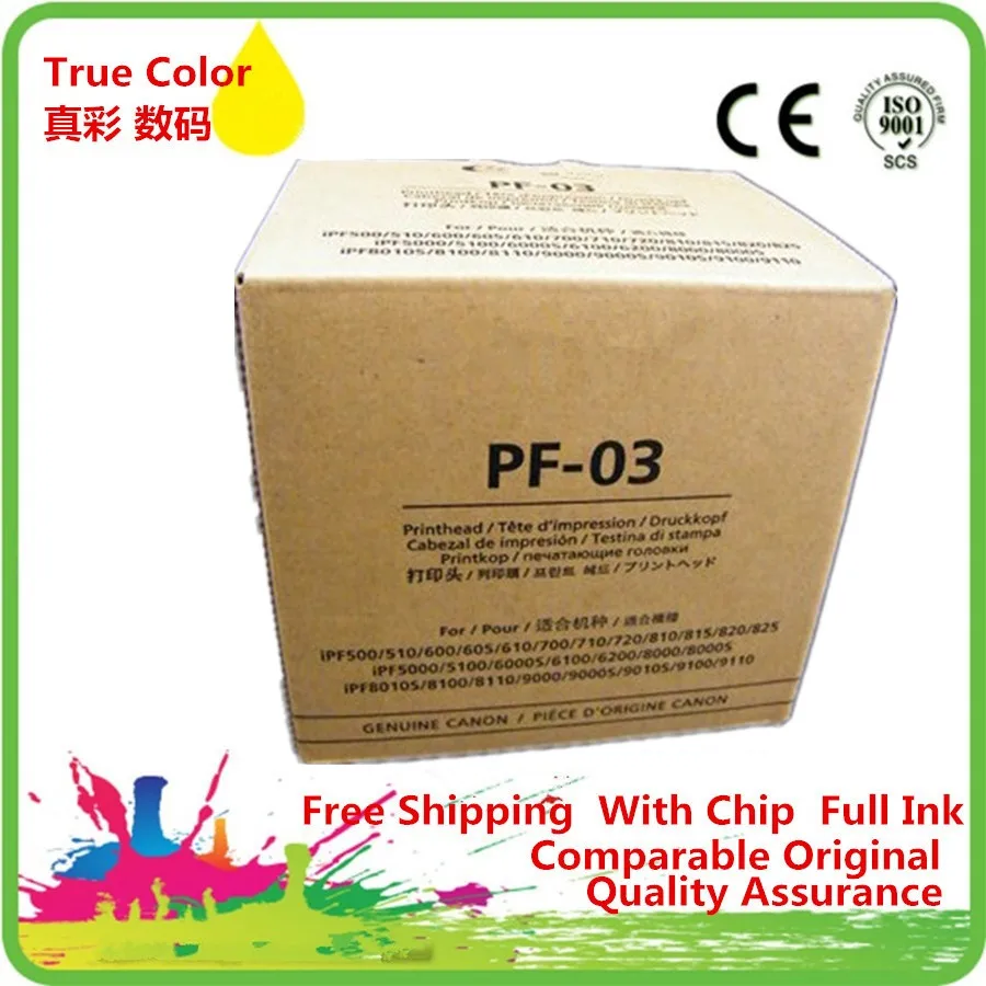 Оригинальная печатающая головка PF 03 PF03 восстановленная для принтера Canon Pixma iPF8100