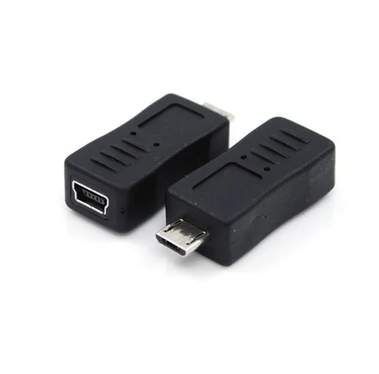 

Mini Female to Micro USB Male Adapter Converter,Mini 5 pin to Micro Connector