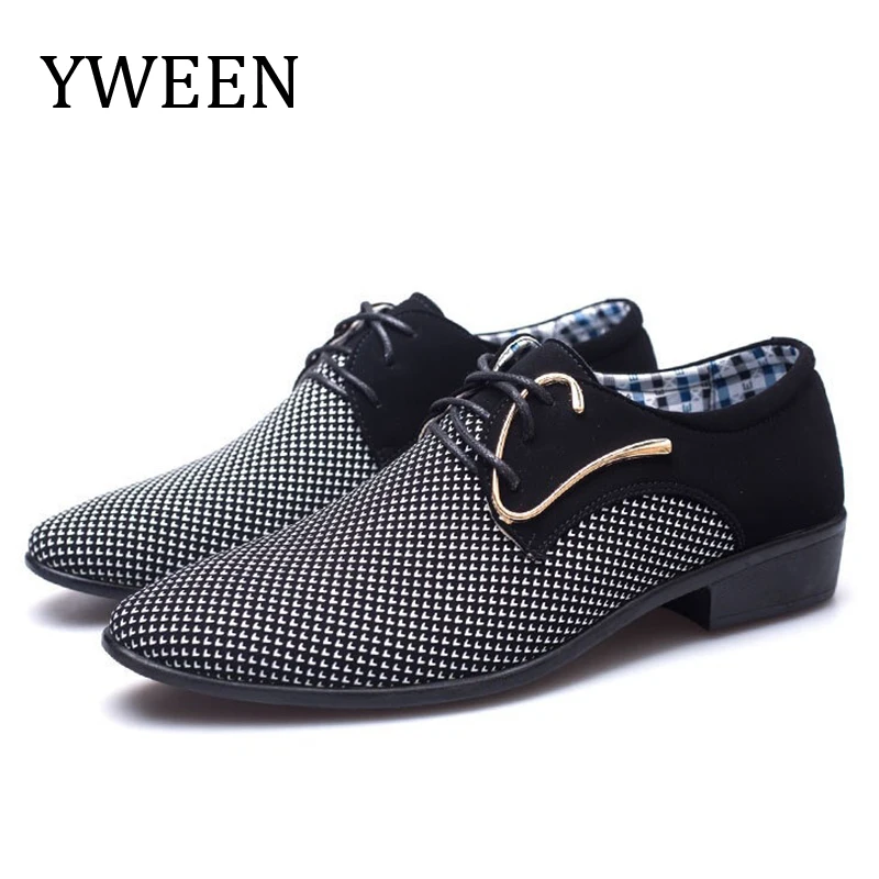 

YWEEN New Arrive Men Oxford Shoes Free Shipping Men's Dress Shoes Man Casual Shoes Plus Size 38-48