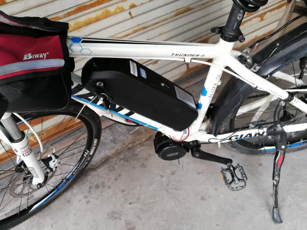 ЕС без налогов! 48 в 500 Вт Bafang BBS02 mid drive kit комплект электродвигателей с В 14.5Ah литий