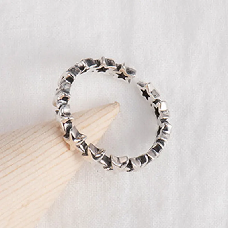 Женское регулируемое кольцо MOLIAM твердое из стерлингового серебра 925 пробы с