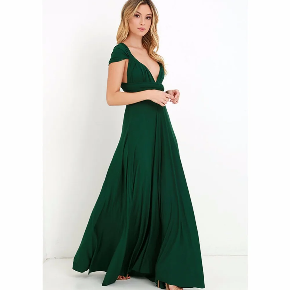 Новые пикантные Для женщин Boho Maxi Клубное Бандажное платье длинное Вечерние Multiway