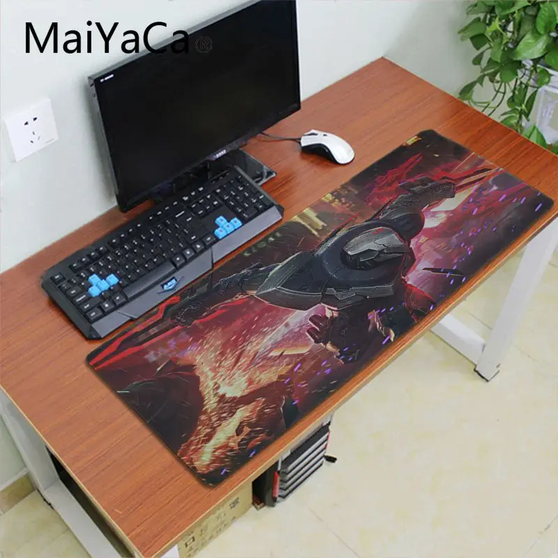 Maiyaca Нескользящие ПК league of legends проект leona коврик для мышки в стиле аниме мыши