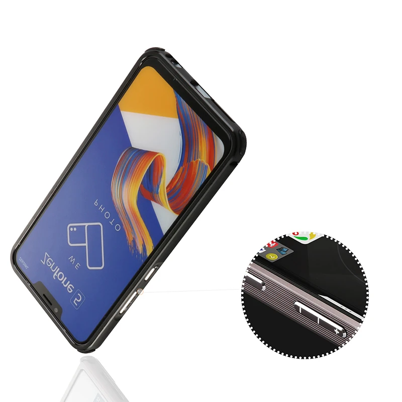 Luxury Aluminum Metal Case For Asus Zenfone Max Pro M1 ZB601KL ZB602KL Carbon Fiber Back Cover for |