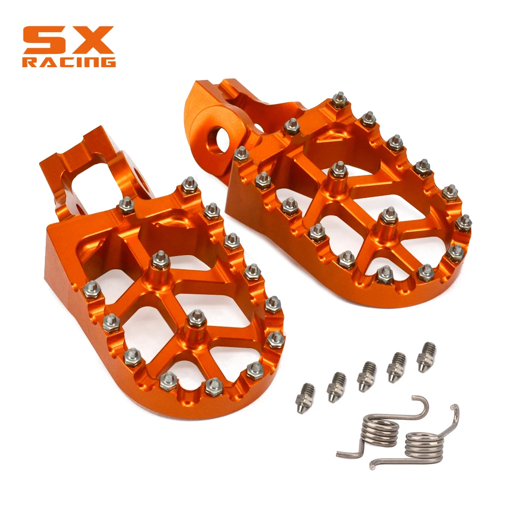 Подножки педали для KTM SX SXF EXC XC XCF XCW 85 125 150 250 300 350 450 530 TC FC TE FE TX FX FS, 16, 17, 18