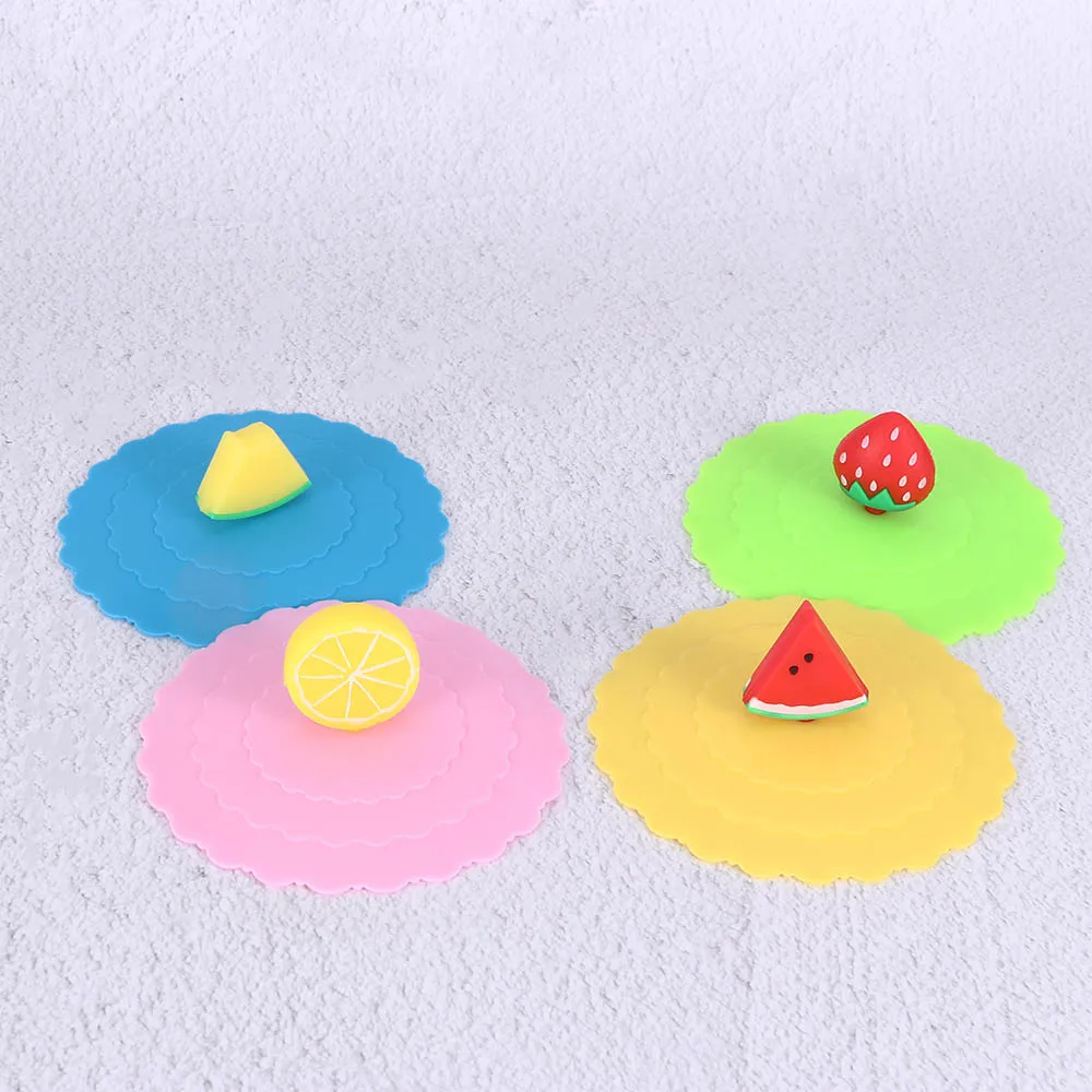 Силиконовая герметичная присоска в деликатном стиле для фруктов стеклянная