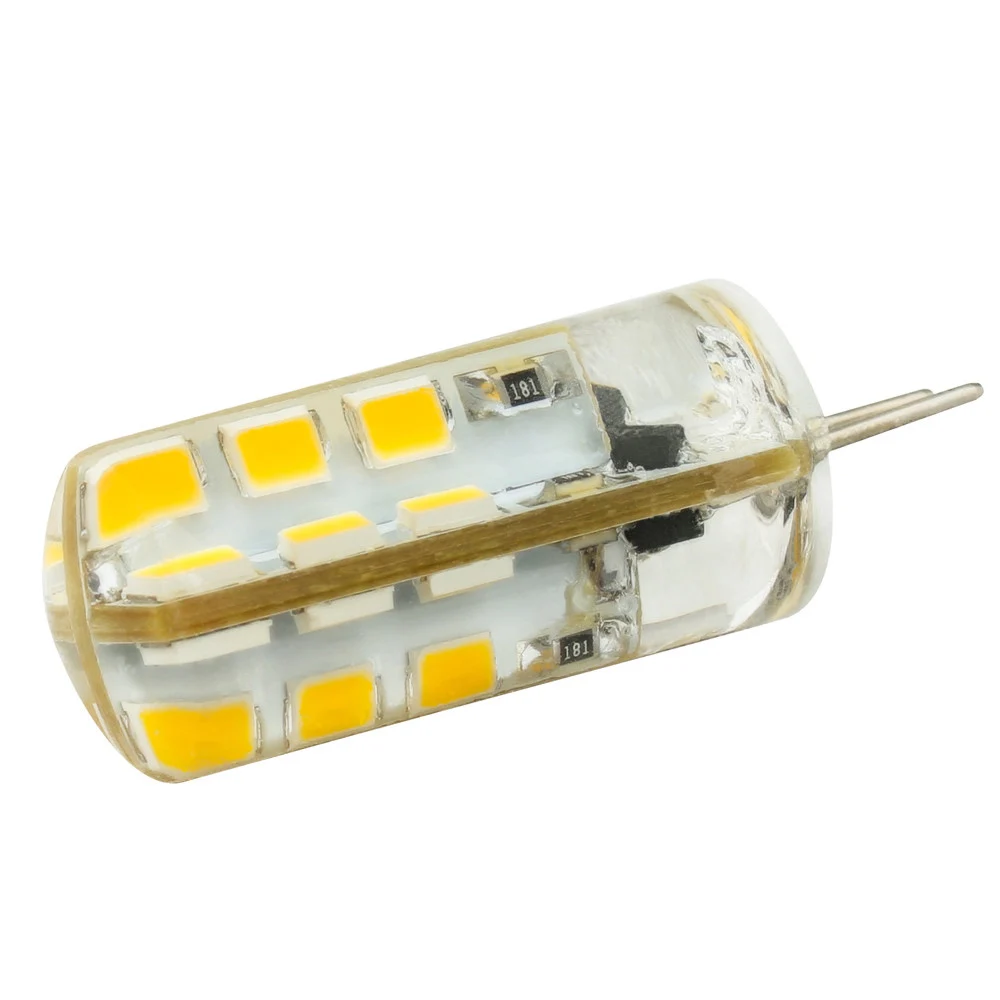 1 упаковка G4 лампы 24 SMD 2835 супер яркий светодиодный светильник AC/DC 12V 6W лампа