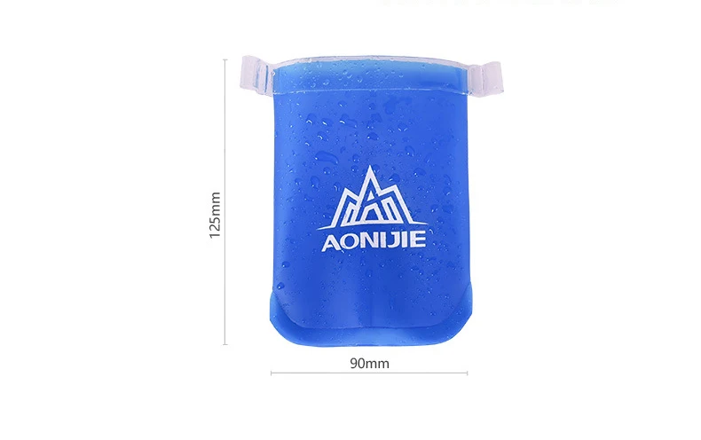 170ml cup AONIJIE 170 мл 200 мл 250 мл 350 мл 500 мл 600 мл для бега, для спорта, для катания на велосипеде, мягкая бутылка воды складной ТПУ Мягкая термос мешок для воды - Цвет: 170ml cup