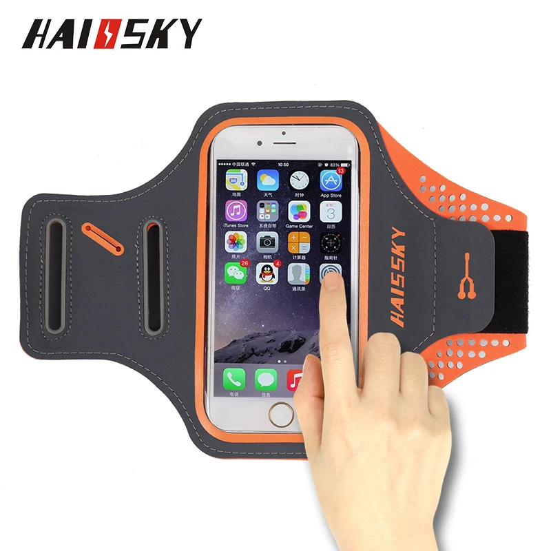 HAISSKY спортивные повязки на руку для iPhone 11 Pro X XS Max XR 8 7 6 Plus чехол телефона с
