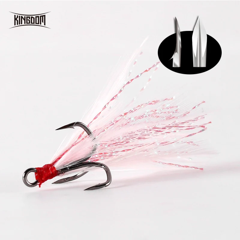 Kingdom углерода Сталь бронзовых морских рыболовных крючков ВЧ Sharp прочной
