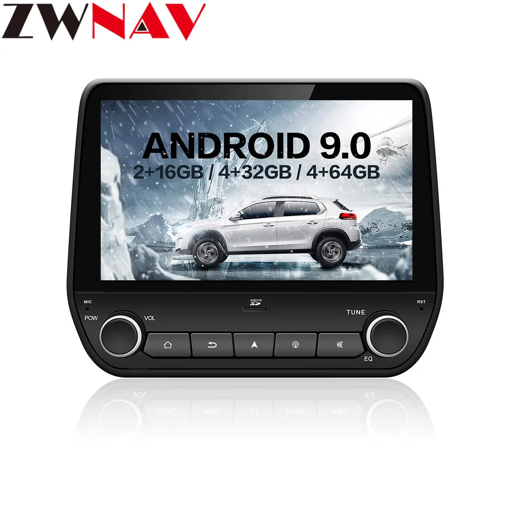 Android 9 4+ 64G DSP Автомобильный плеер gps навигация для Ford Ecosport Fiesta головное устройство мультимедийный плеер магнитофон