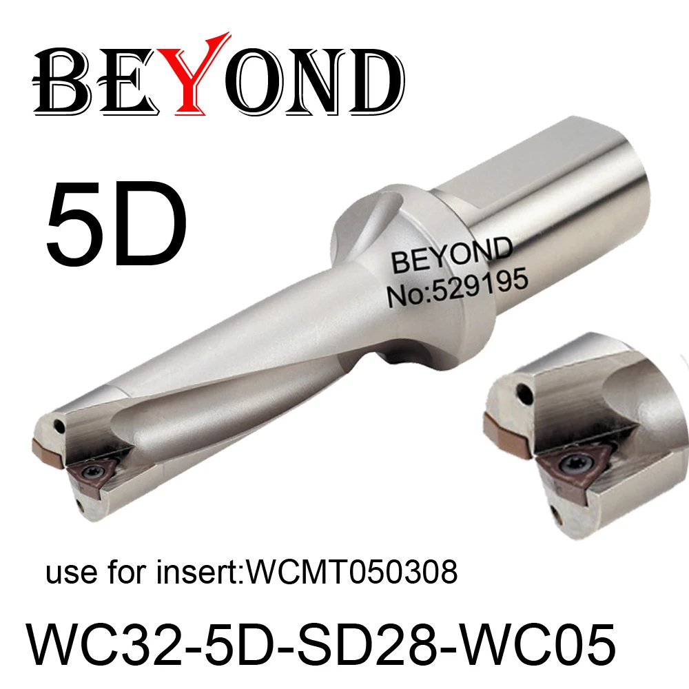 BEYOND WC 5D 28 мм WC32-5D-SD28-WC05 U Сверло для использования вставки WCMT 050308 Инструменты с ЧПУ