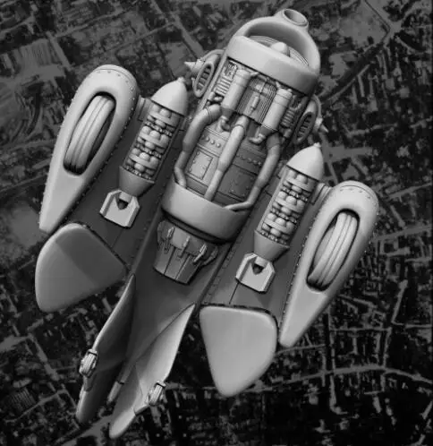 1/35 шкала Неокрашенная фигурка из смолы для воздушных судов GK | Игрушки и хобби