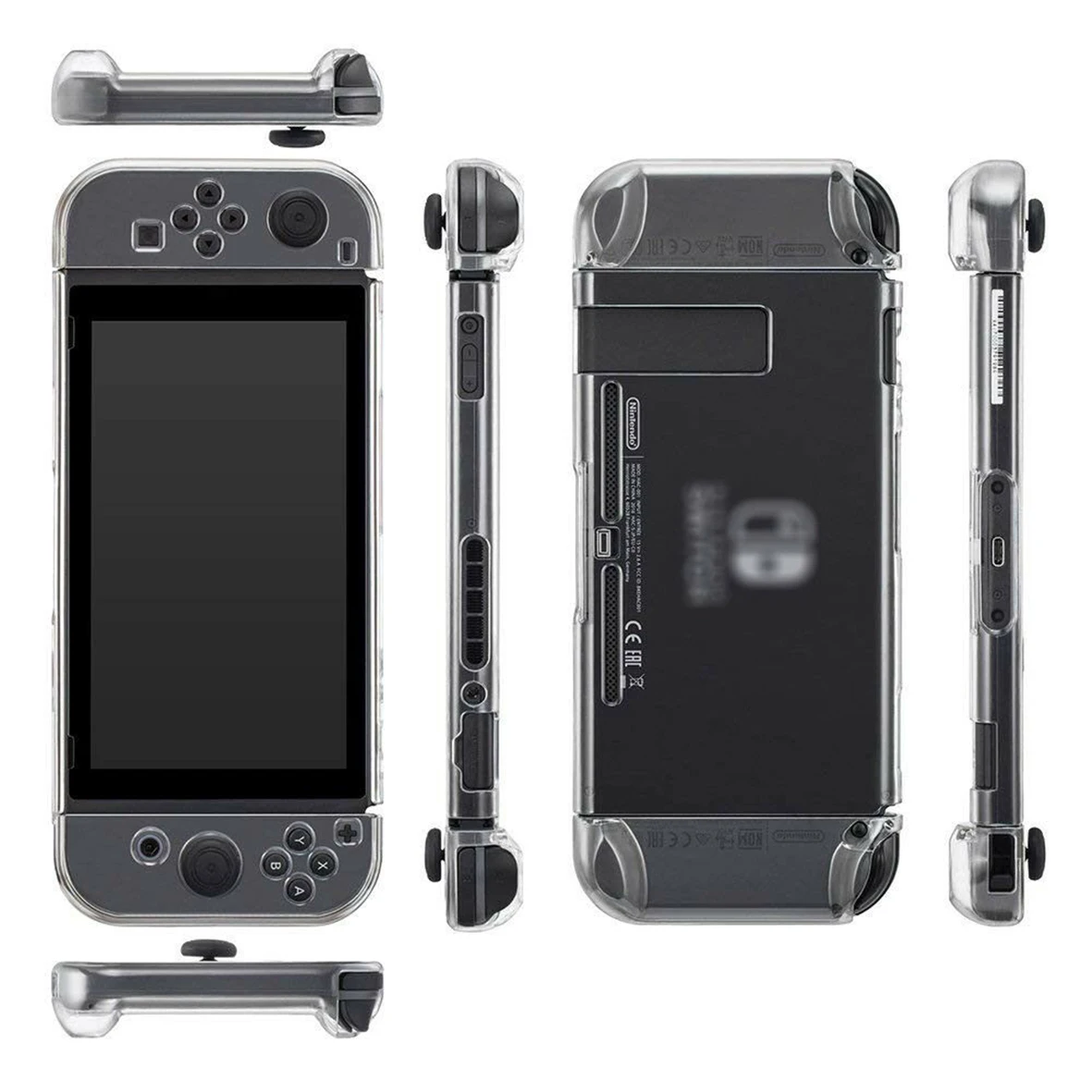 Съемный кристаллический телефон для Nintendo Switch NS NX Чехлы твердая прозрачная задняя