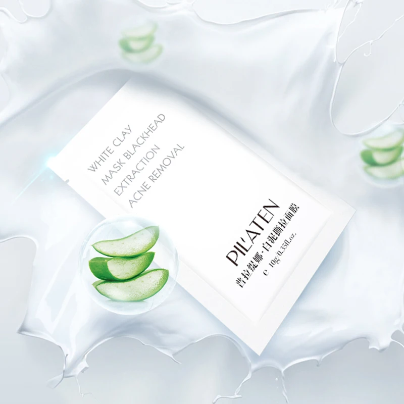 8 шт./упак. маски белые лица маска для удаления угрей bioaqua mascarilla lanbena Clean skin maschera viso