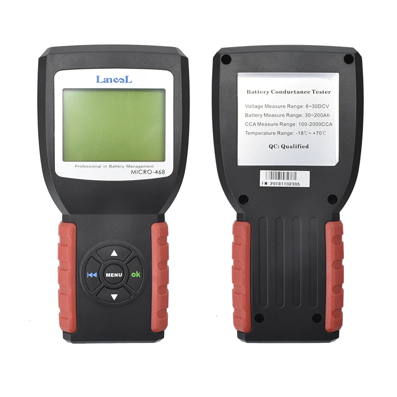 

Lancol MICRO-468 Car Battery Tester Portable 12V/24V Auto Digital CCA Battery Measuring Instrument Automobile Battery Analyzer