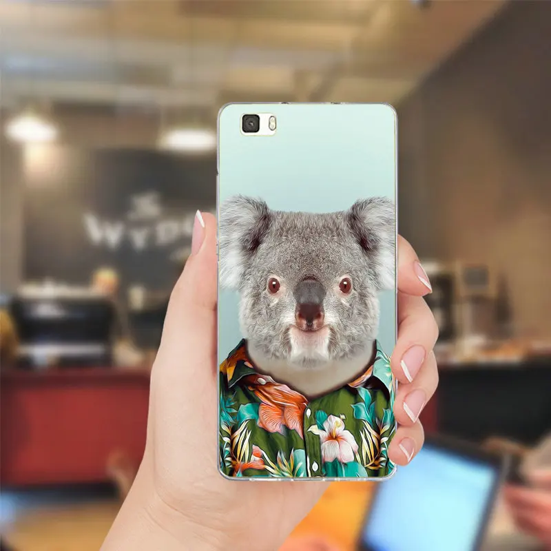 Животных Пудель Зебра Мышь Мягкие силиконовые ТПУ телефон чехлы для huawei P8 P9 P10 Lite