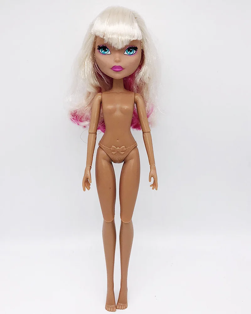 

Doll toy #500 White pink hair Princess 25cm Green eyes doll Cinderella Multi joint dolls For girls toy