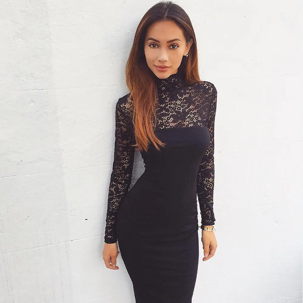 Женское кружевное платье с баской облегающее короткое вечернее цветочным