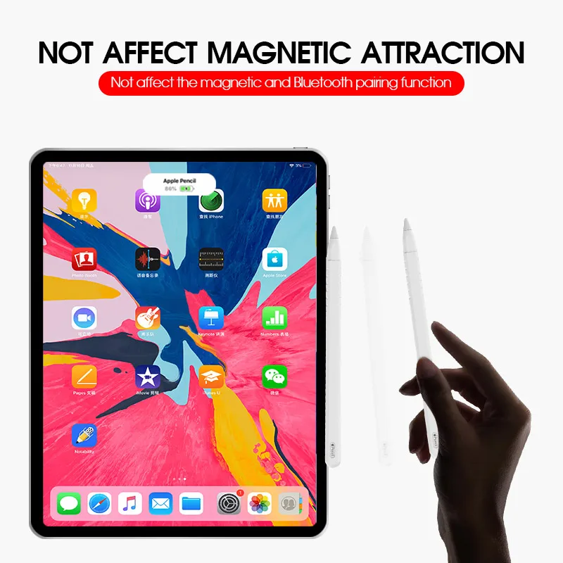 Силиконовый чехол для Apple Pencil 2-го поколения для Apple Pencil 2 мягкий чехол из ТПУ для iPad Pro Tablet Touch Stylus Pen