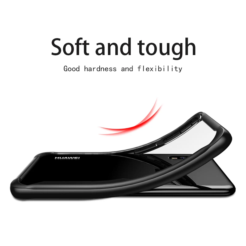 Мягкий прозрачный силиконовый чехол из ТПУ для телефона Huawei P20 Lite Pro