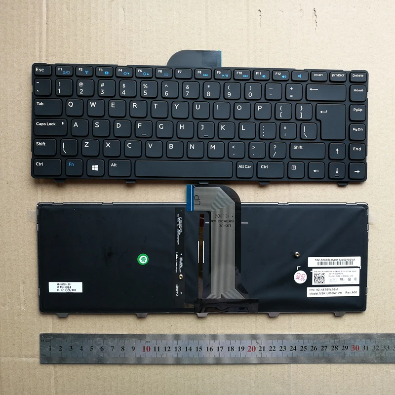 

US backlit New laptop keyboard for DELL Inspiron 14 3421 2421 5437 5435 M431R 3437 5421 14R-2158 Latitude 3440