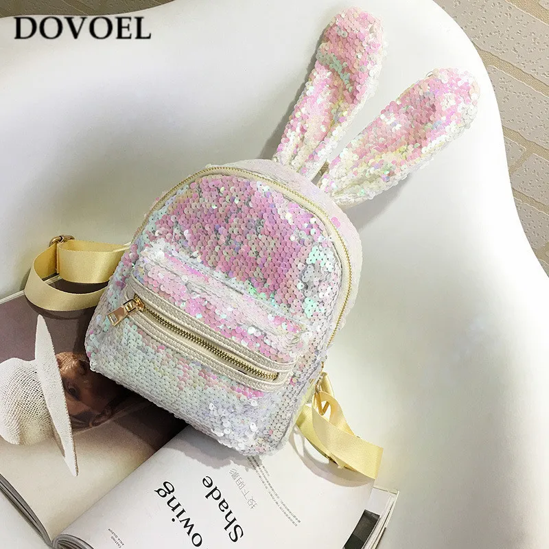 Dovoel Обувь для девочек принцесса Bling Рюкзаки Новый стиль Универсальные Для женщин