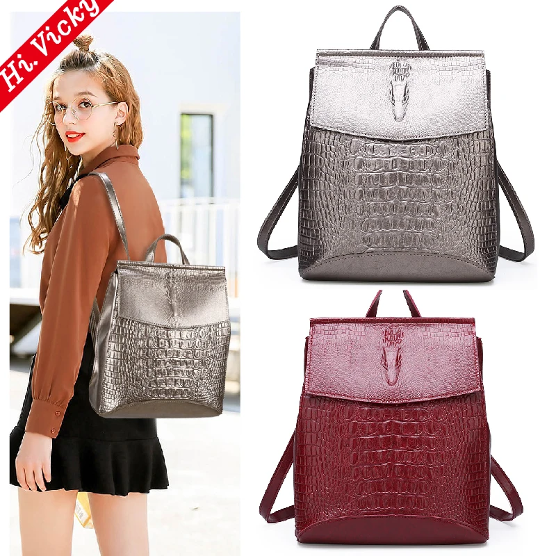 Роскошный женский рюкзак из спилка рюкзаки для девочек подростков школьная