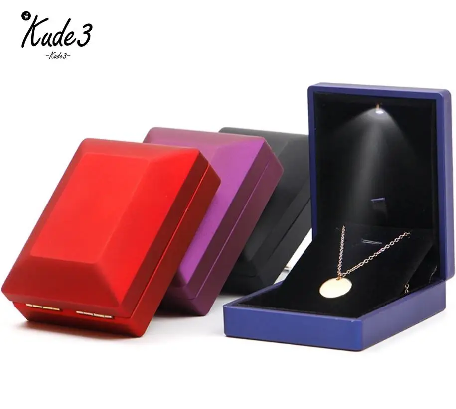 Роскошные украшения ожерелье коробка для колец и серег чехол-держатель подарок