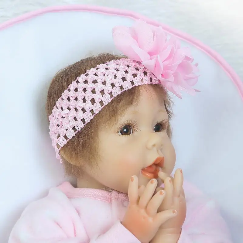 Npkcollection 22in55cm творческая личность sumilation newbabies девочка дети сном toys младенца