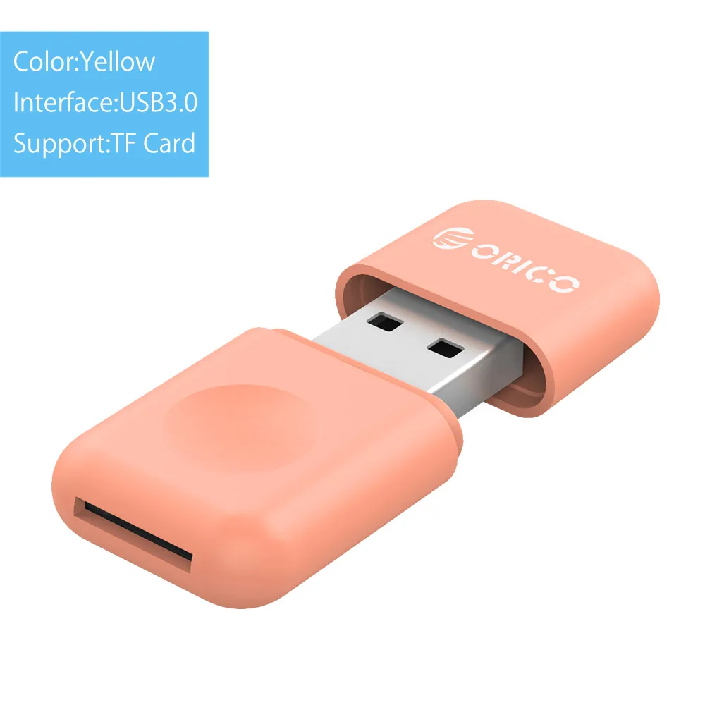 ORICO SD кард-ридер супер скорость USB 3,0 Micro SD TF кард-ридер максимальная поддержка 256 ГБ для компьютера USB 3,0 кард-ридер