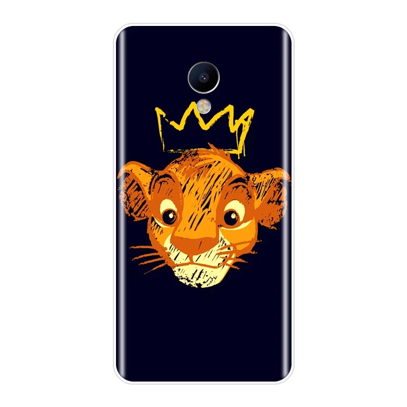 Король Лев классный чехол для телефона аниме силиконовый Meizu M6 M6S M6T M5 M5C M5S M3 M3S M2