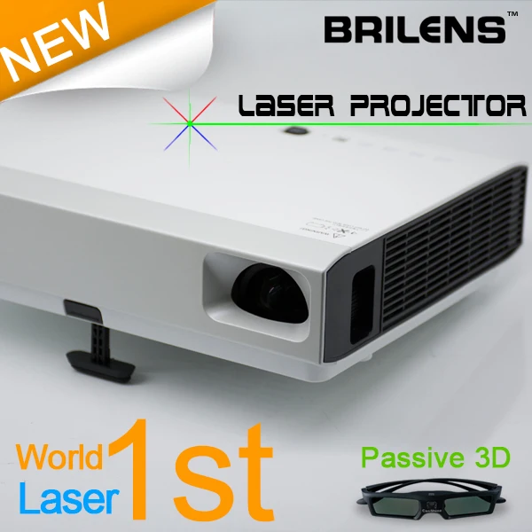 Brilens LS1280 пико лазерная жк видеопроектор пассивный шаттл 3d 1 й мир мини смарт wi fi