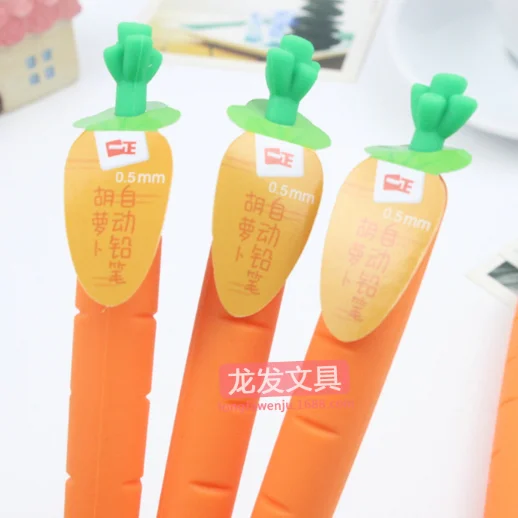 1 шт. каваи силиконовые овощи морковь пресс автоматические механические