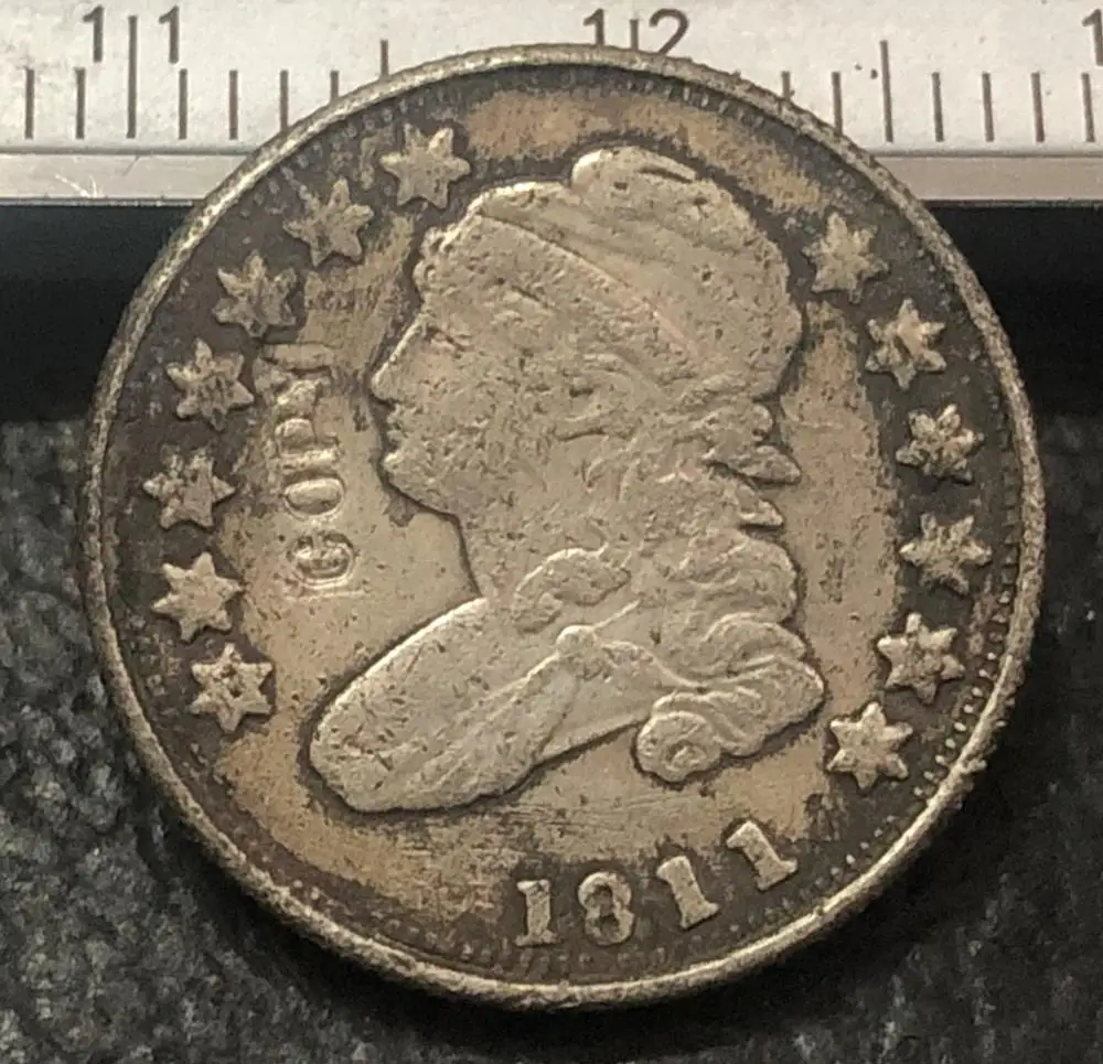 1811 США 10 центов &quotLiberty Cap Dime&quot 1st variety | Дом и сад