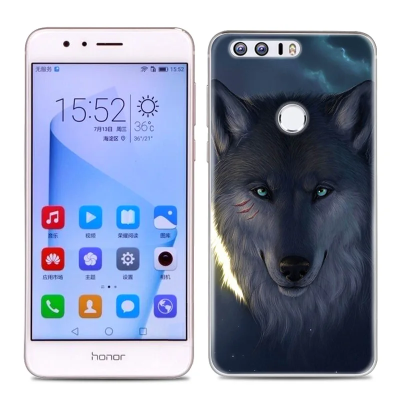 Lulumi Солнцезащитные очки олень Телефон чехол для Huawei Honor 8 Honor8 Животные мультфильм