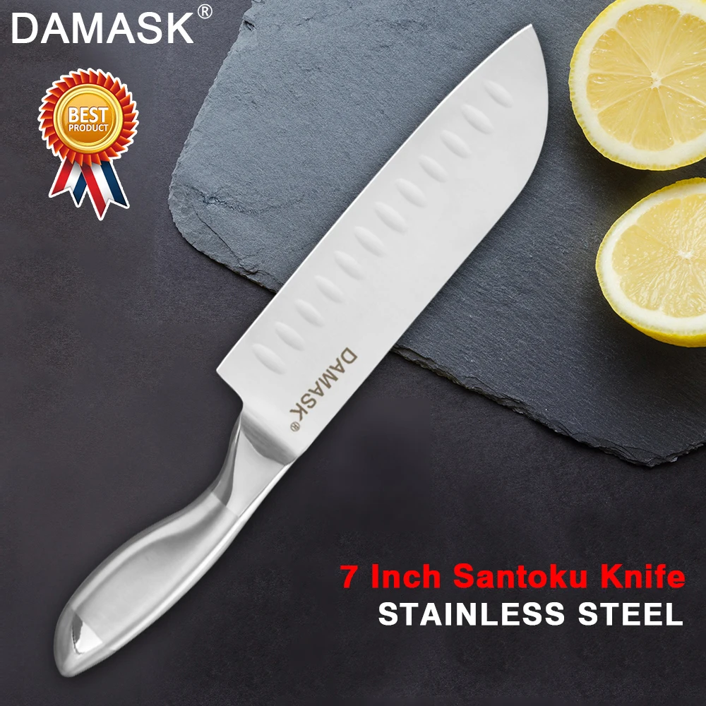 Damask ножи из нержавеющей стали Профессиональные Кухонные шеф повара набор