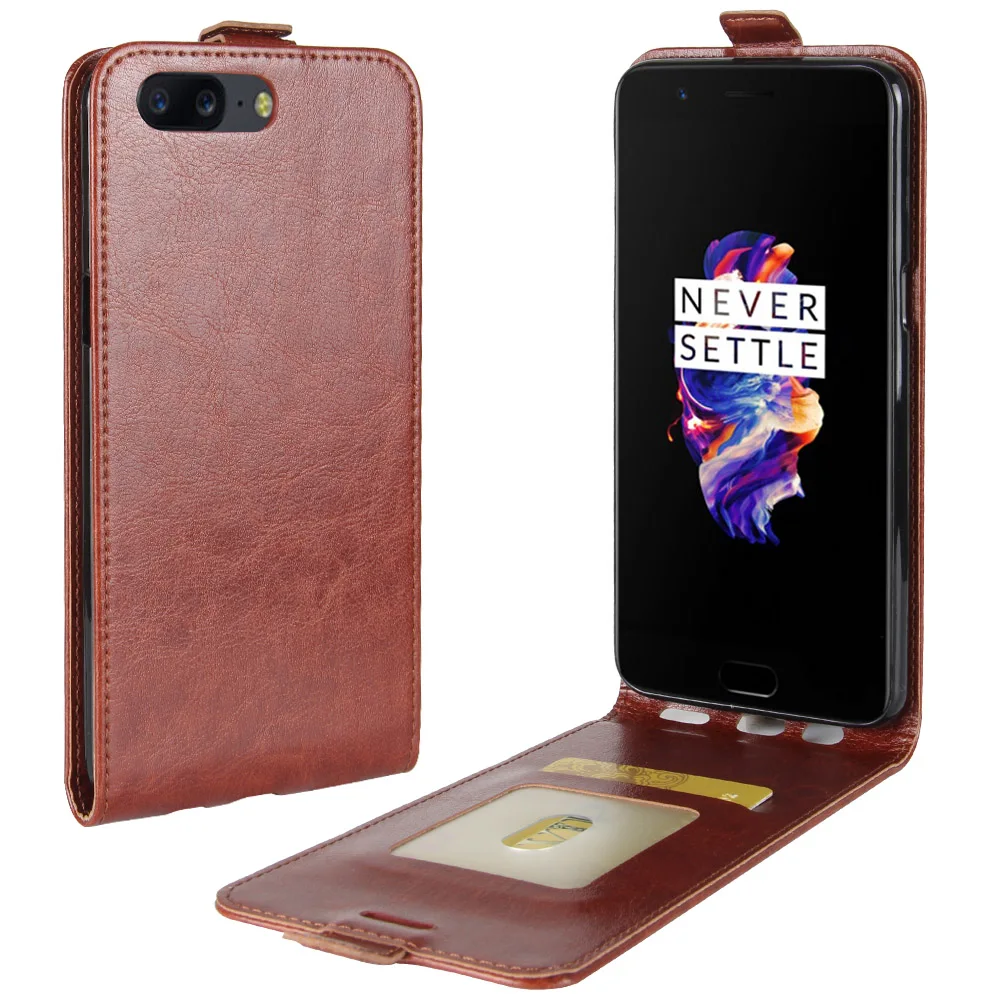 Для OnePlus 5 A5000 ONE PLUS 1 + &quotчехол Вертикальный кожаный чехол книжка для One Plus Oneplus5