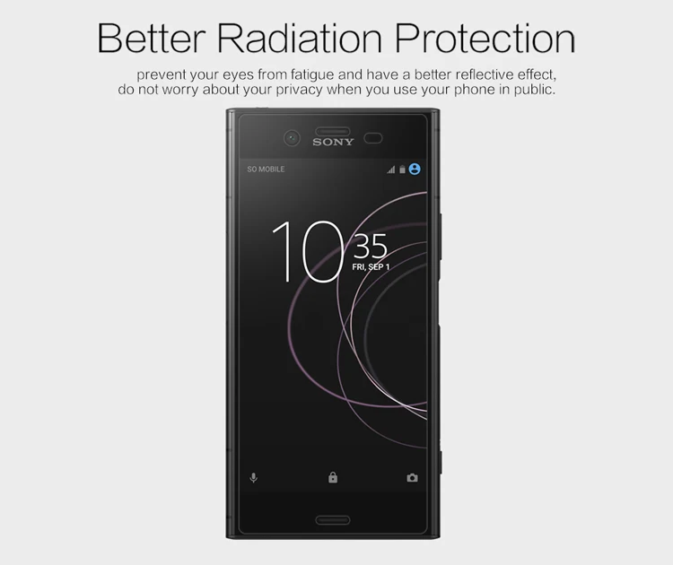 Для sony Xperia XZ1 пленка NILLKIN Matte устойчивое к царапинам или защитная HD для Экран