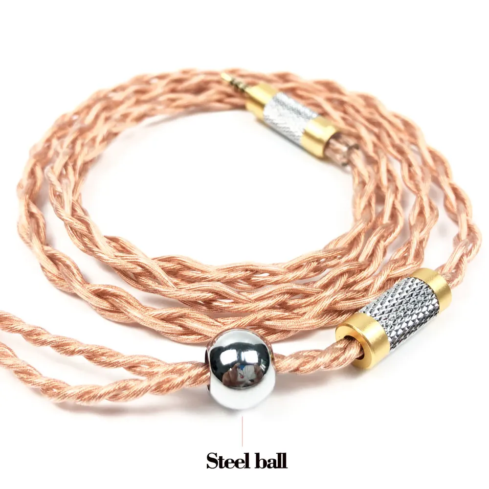 Новый JCALLY обновленный бескислородный медный 0 75 мм 78 2pin кабель для наушников 3 5