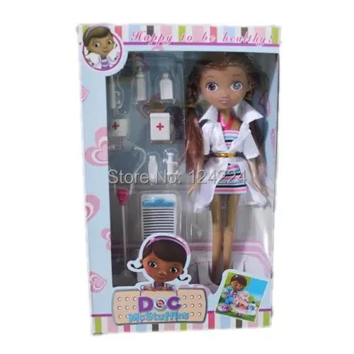 Мультфильм 10 &quot док McStuffins клиника девушки рисунок игрушка кукла рождественский
