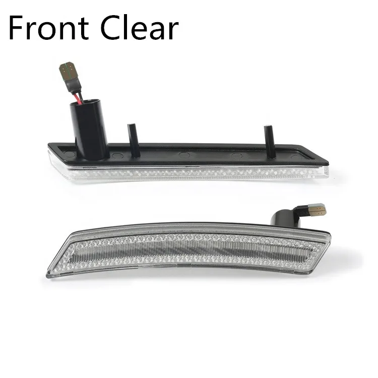 front clear Задний/передний светодиодный, боковой, габаритный фонарь, светильник сигнала поворота, боковой ретранслятор, светодиодный панельный светильник для Mini Cooper R55 R56 R57 R58 R59 R60 R61 - Испускаемый цвет: front clear