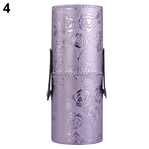 Портативный Искусственной Кожи Цветочные Эйфелева Башня Косметический Макияж