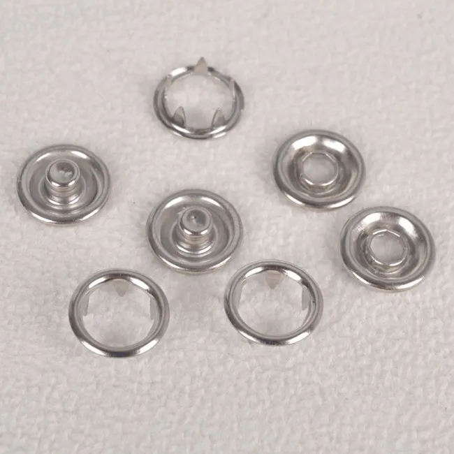 100 комплектов 9 5 мм Кнопка детская одежда для альпинизма полые металлические