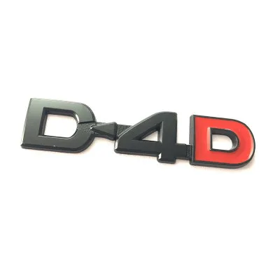 1 металлическая наклейка-эмблема D4D для стайлинга автомобиля наклейки Toyota Land Cruiser