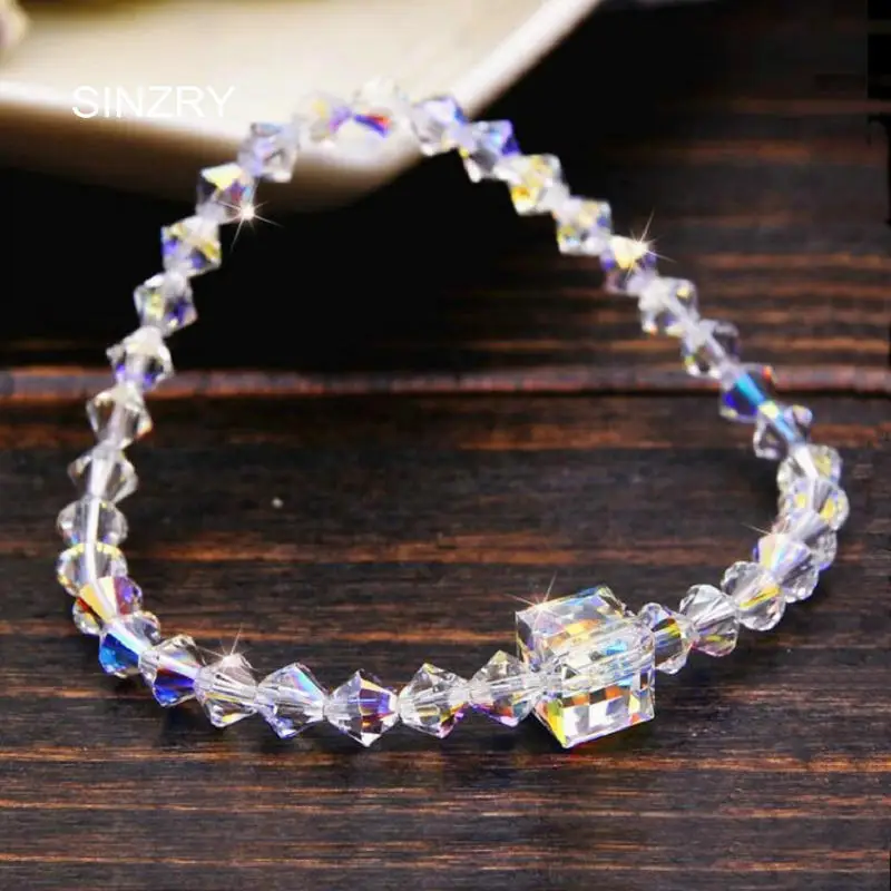 

SINZRY новые ювелирные изделия ручной работы DIY импортные кристаллы эластичные шармы браслеты ювелирные изделия подарок для женщин