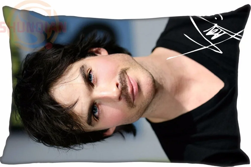 P # J23 на заказ Ian Somerhalder Прямоугольная подушка чехол молнии Классическая Подушка