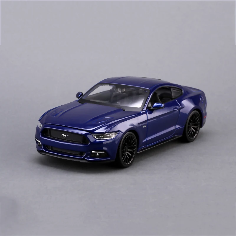 Maisto Mustang 1:24 модель автомобиля GT Синий Красный металлический гоночный автомобиль